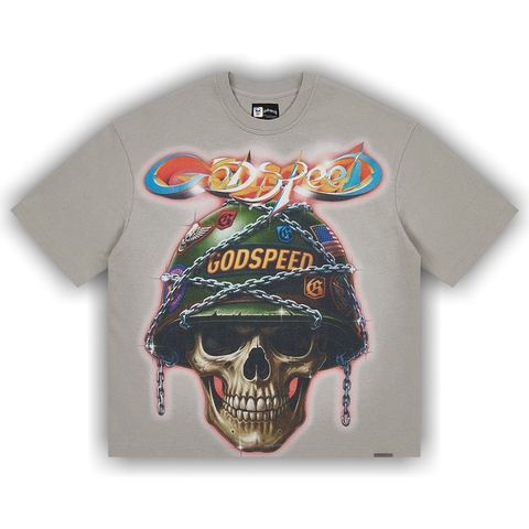 Godspeed Badges Of Honor T-Shirt 'Wolf Grey'