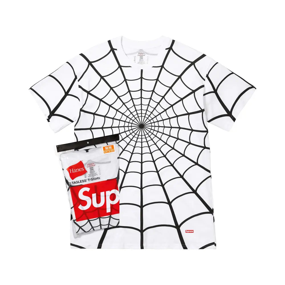 Supreme Hanes Spider-Man Tagless Tees (2 Pack) White