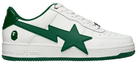A Bathing Ape Bape Sta OS #2 White Green
