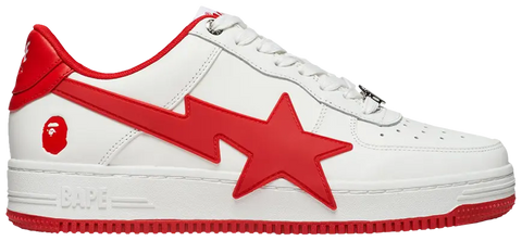 A Bathing Ape Bape Sta OS #2 White Red