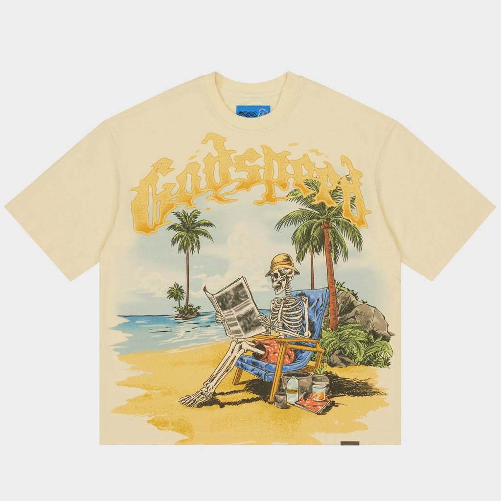 Godspeed Skeleton Beach II T-Shirt Bone