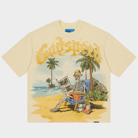 Godspeed Skeleton Beach II T-Shirt Bone