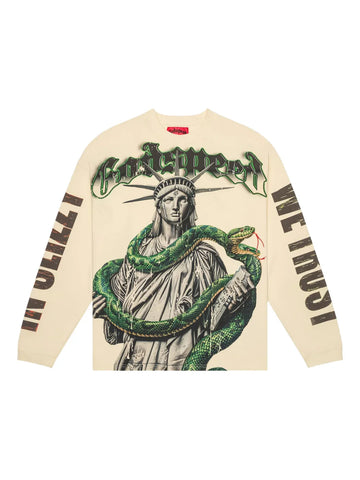 Godspeed Top 5 Slizzy L/S Boom T-shirt Bone