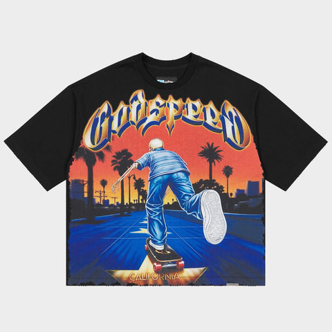 Godspeed Kick Push T-shirt T-shirt Black