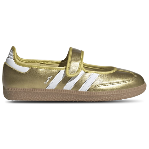 adidas Samba Jane Gold Metallic White Women's