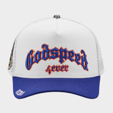 Godspeed GS Forever Trucker Hat White/Blue/Orange
