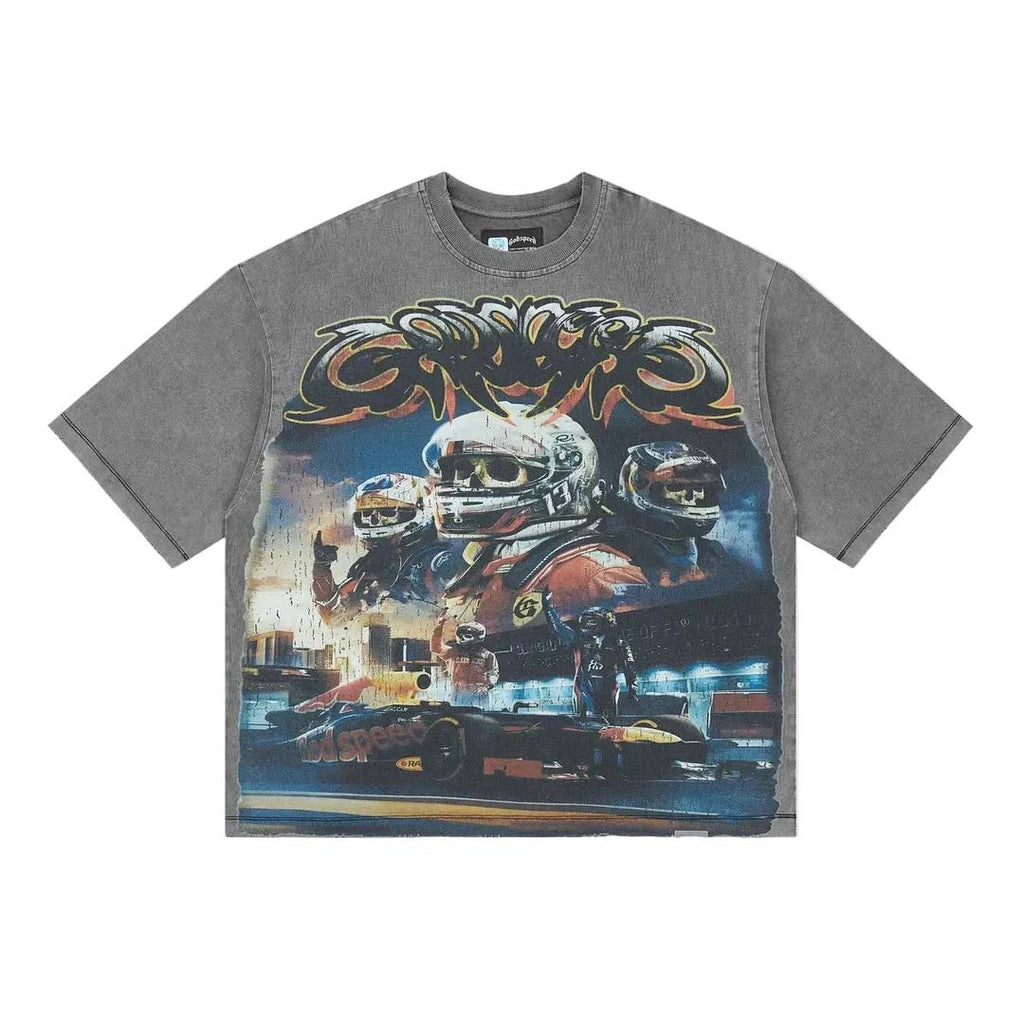 Godspeed Front Runners Tee Grey
