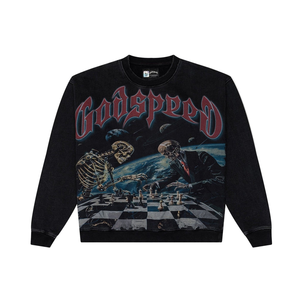 Godspeed Checkmate Crewneck Black