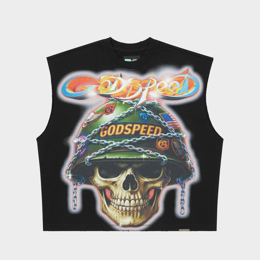 Godspeed Badges of Honor Sleeveless T-shirt Black