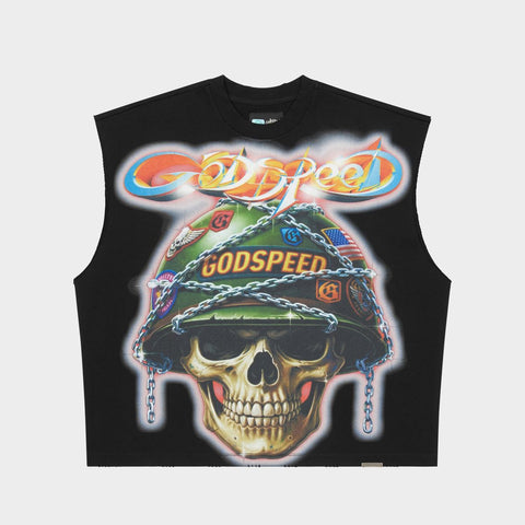 Godspeed Badges of Honor Sleeveless T-shirt Black