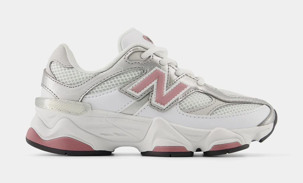 New Balance 9060 White Rosewood Silver (Preschool)