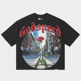 Godspeed Concrete Rose T-shirt Black