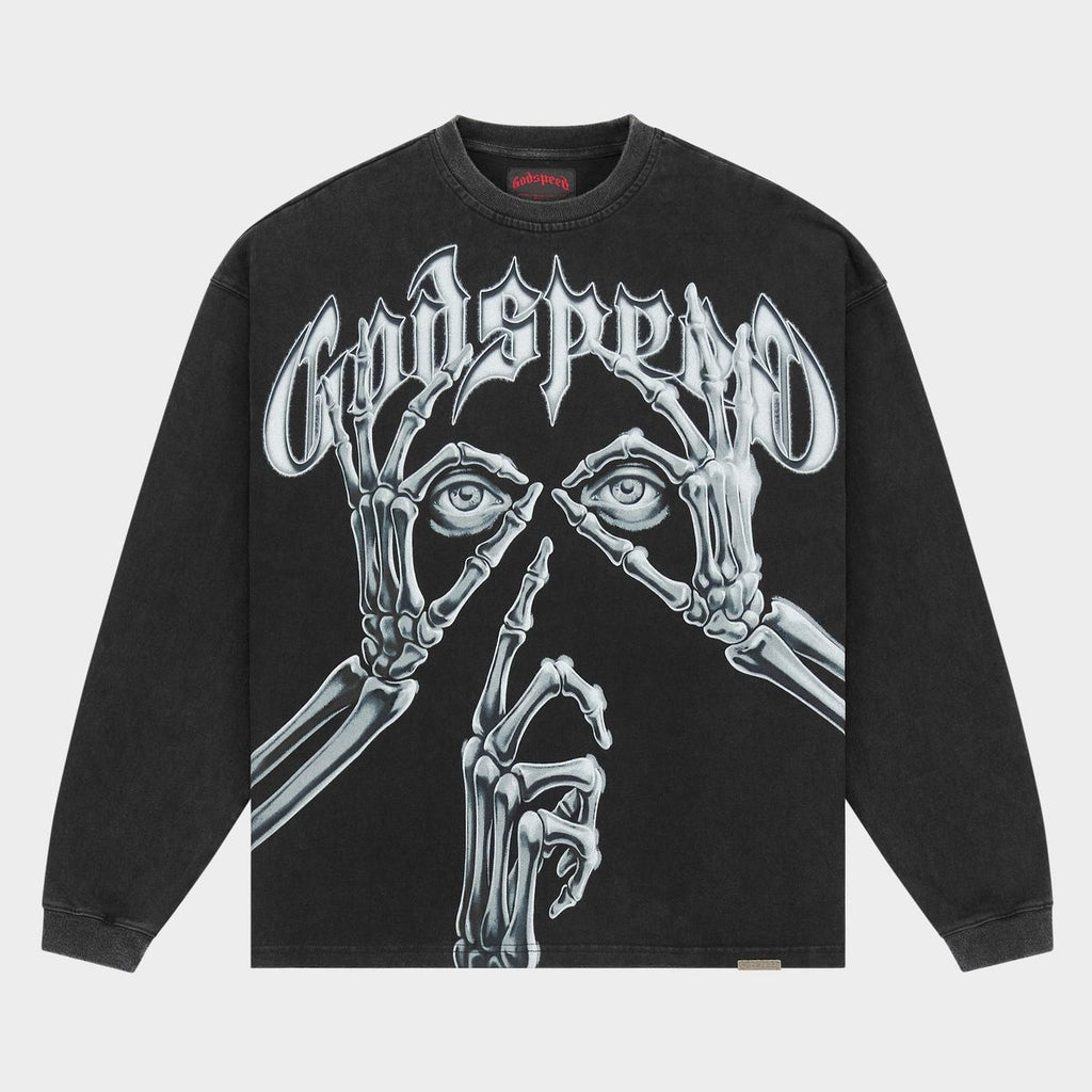 Godspeed Silencio Long Sleeve T-shirt Black