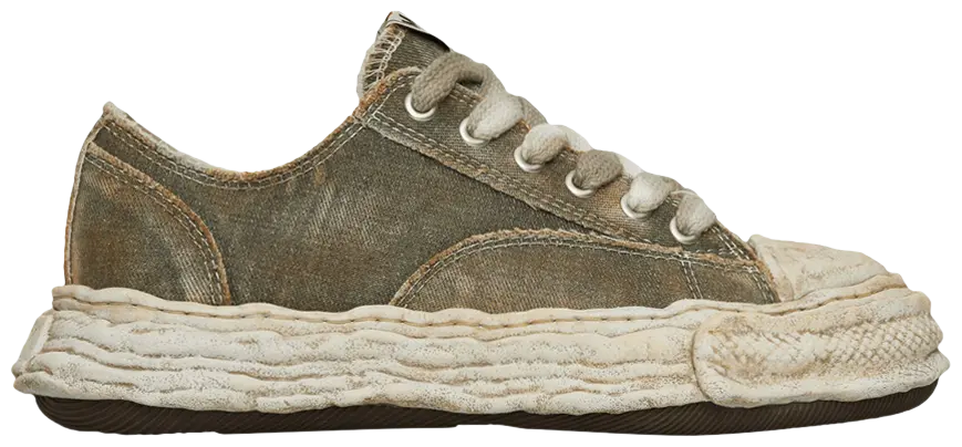 Maison Mihara Yasuhiro Peterson 23 OG Sole Washed Denim Low Green