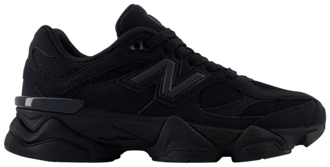 New Balance 9060 Black Cat Triple Black Grade School