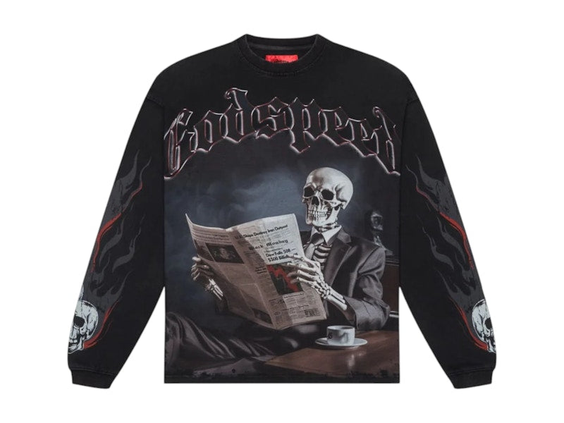 Godspeed Black Monday L/S Tee Black Wash