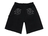 Godspeed Distressed Carpenter Shorts Flat Black - Stockx_View_02