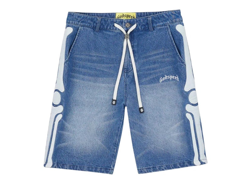 Godspeed Femur Denim Shorts Blue