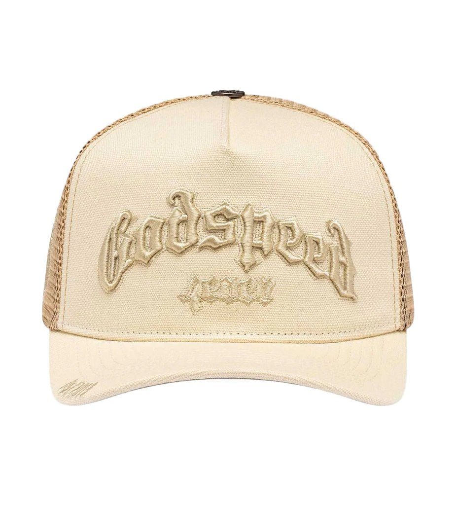 Godspeed Forever Trucker Hat Bone
