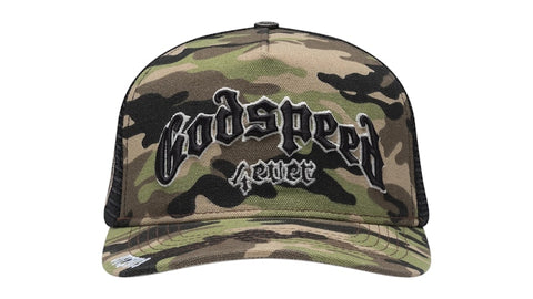 Godspeed Forever Trucker Hat Camo