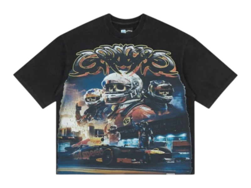 Godspeed Front Runners Tee Black