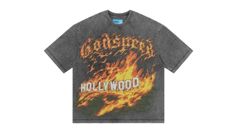 Godspeed Hollywood Inferno II NG T-shirt Washed Grey