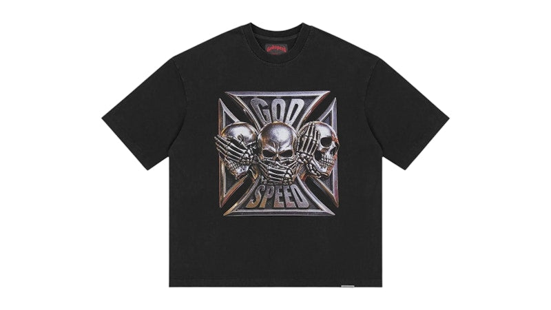 Godspeed Omerta Tee Black