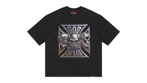 Godspeed Omerta Tee Black