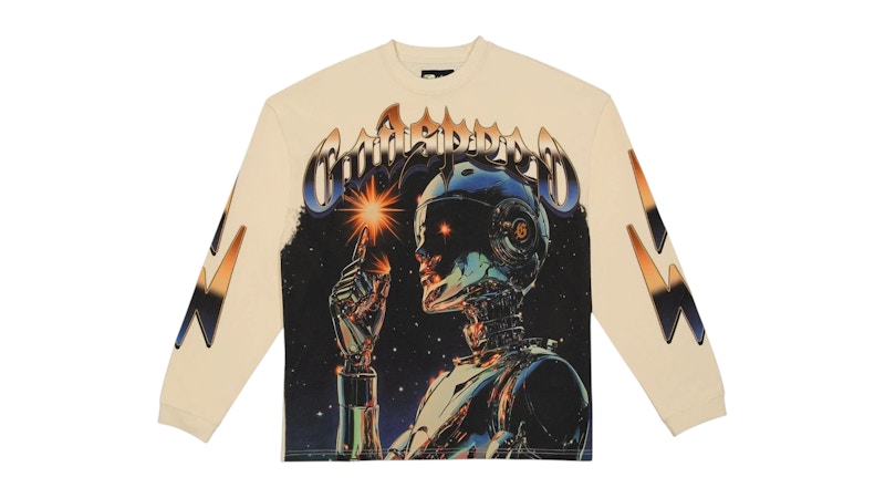 Godspeed Sputnik L/S T-shirt Bone