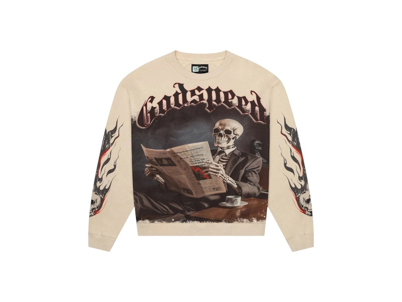 Godspeed Black Monday L/S Tee Bone