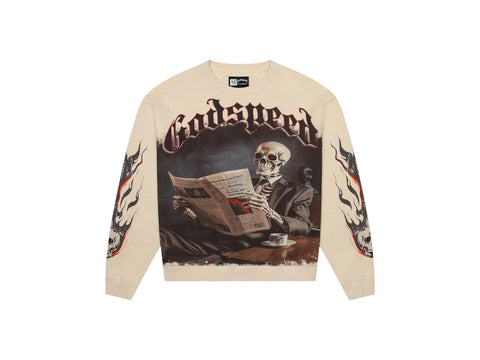 Godspeed Black Monday L/S Tee Bone