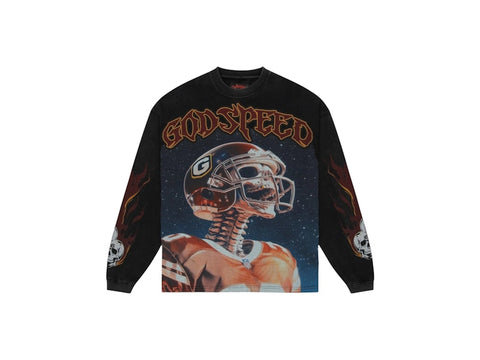 Godspeed Morale L/S Tee Black Wash