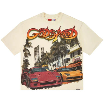 Godspeed South Beach Drive T-Shirt Bone