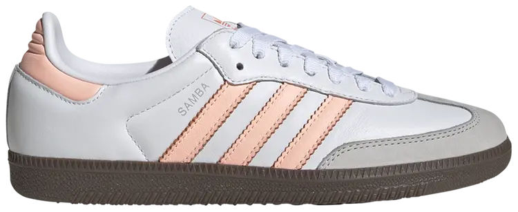 adidas Samba OG Cloud White Clear Orange Semi Coral Women's