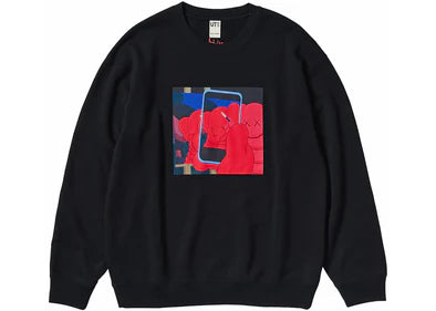 KAWS x Uniqlo Warhol Graphic Sweatshirt Black Men's