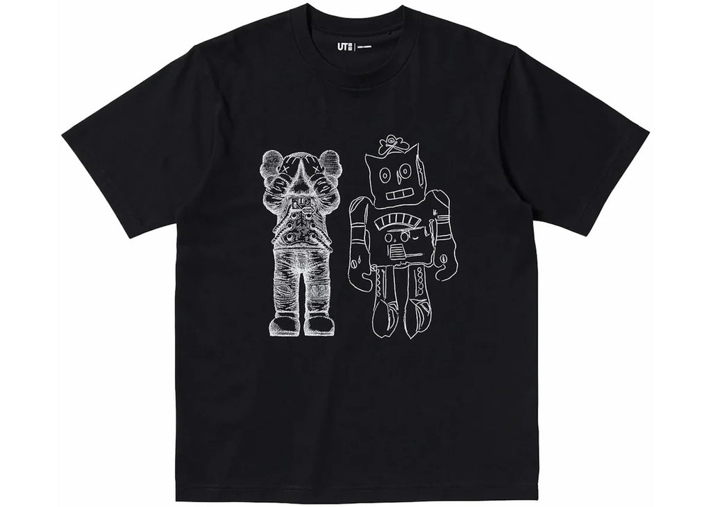 KAWS x Uniqlo Warhol UT Graphic 476351 T-shirt Black Men's