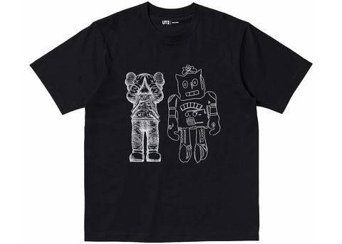 KAWS x Uniqlo Warhol UT Graphic 476351 T-shirt Black Men's