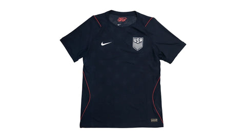 Nike USMNT 2026/27 Aero-Fit Match Away Soccer Authentic Jersey Dark Obsidian/Pure Platinum