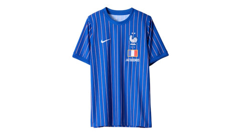 Nike x Jacquemus x France Pre Match Jersey Blue Stripe