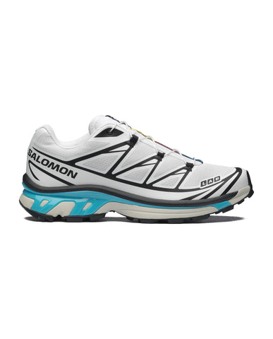 Salomon XT-6 Black White Blue Curacao