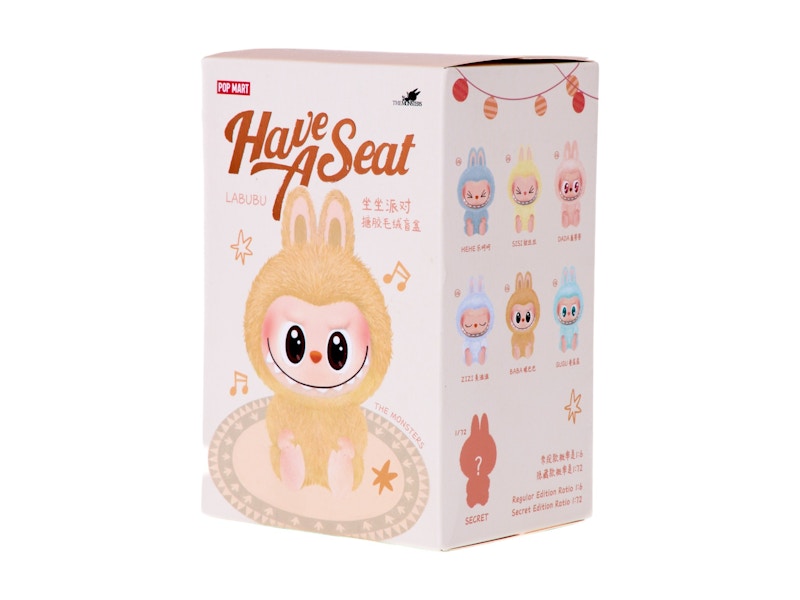 Pop Mart Labubu The Monsters Have a Seat Vinyl Plush Single Blind Box 