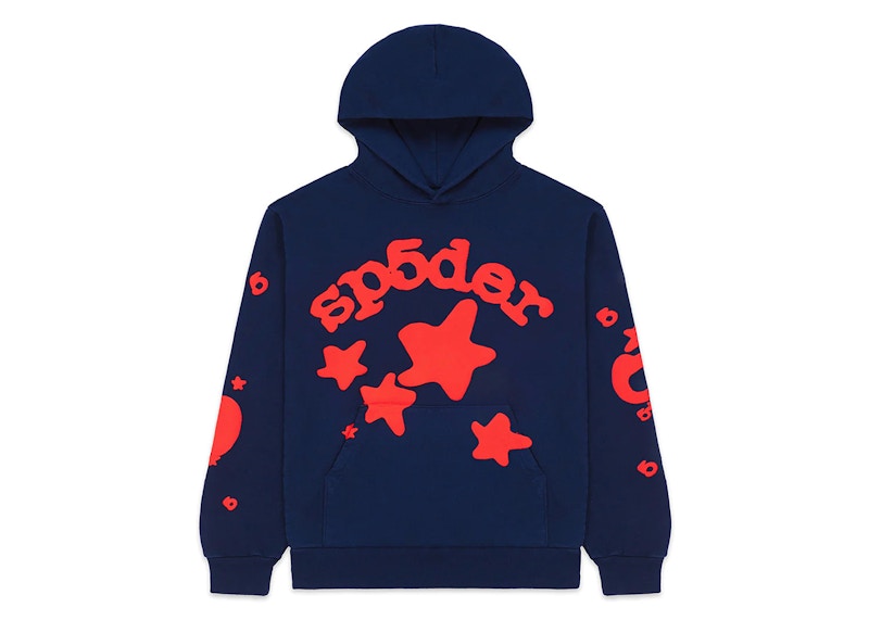 Sp5der Beluga Hoodie Navy - Primary Image
