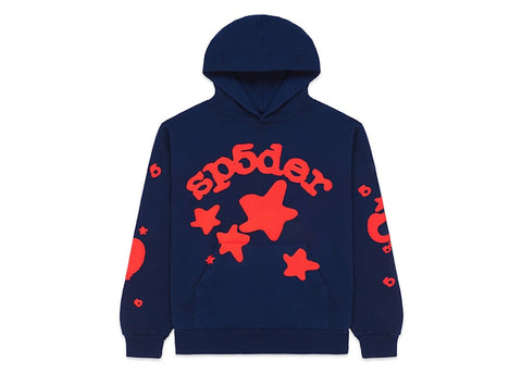 Sp5der Beluga Hoodie Navy - Primary Image