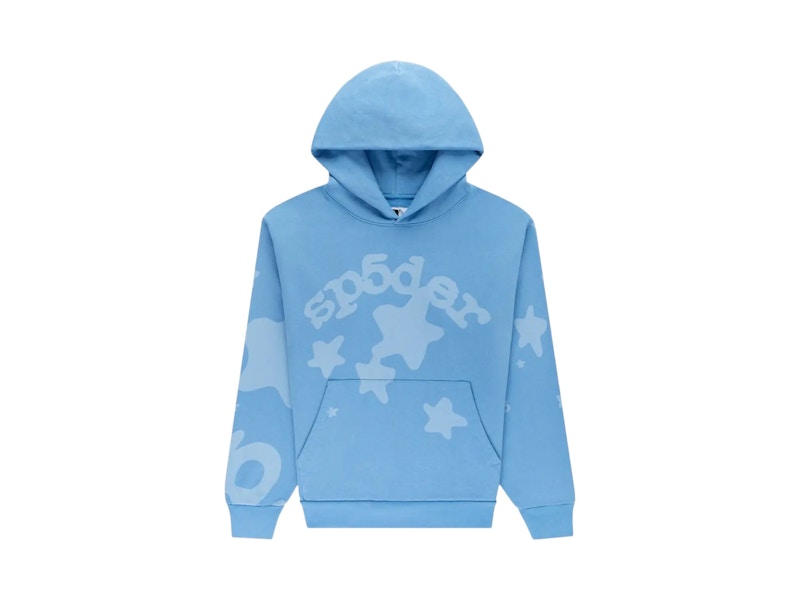 Sp5der Beluga V2 Hoodie Dusty Blue - Primary Image
