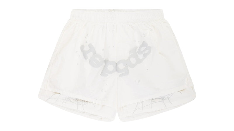 Sp5der OG Web Double Layer Short White - Primary Image