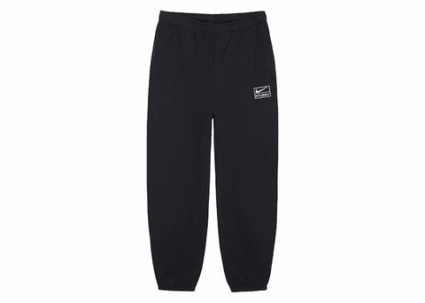 Nike x Stussy Stone Washed Fleece Sweatpants (FW23) Black - Primary Image