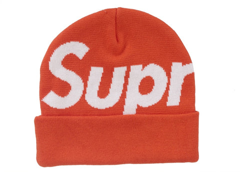 Supreme Big Logo Beanie (FW24) Orange - Primary Image