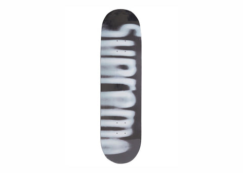 Supreme Blurred Logo Skateboard Deck Black