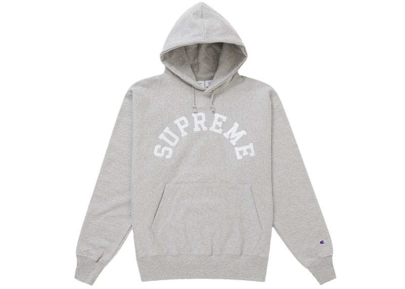 Supreme Champion Hooded Sweatshirt (SS25) Heather Grey - Primary Image