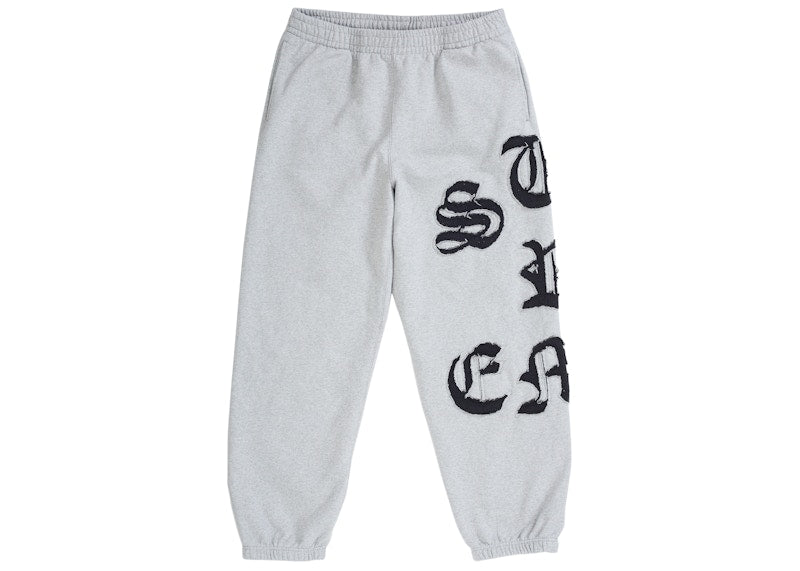 Supreme Cut Out Sweatpant Heather Grey